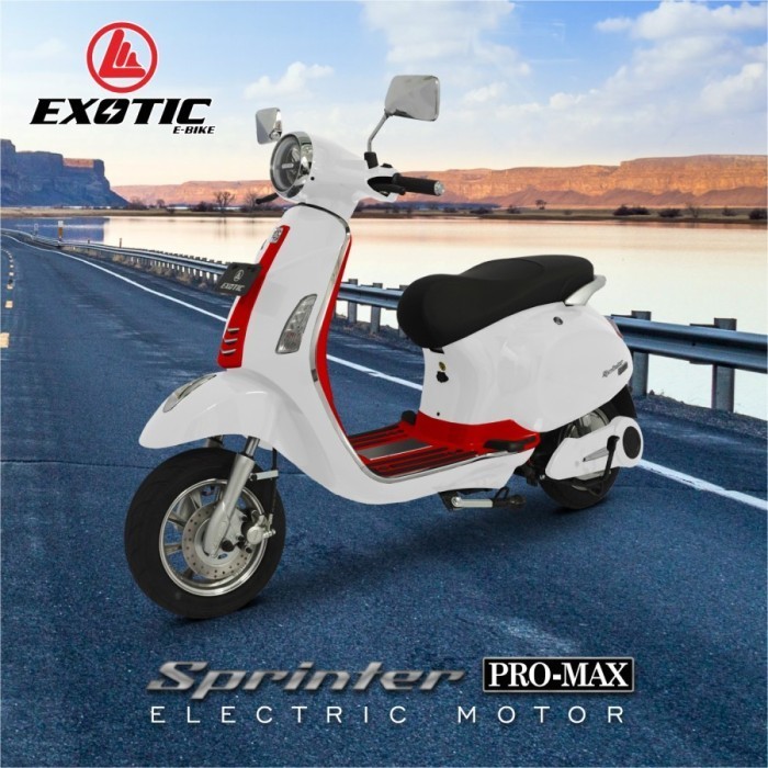 Jual Promo Spesial Exotic Sprinter Pro Max Motor Listrik Ongkir Nego