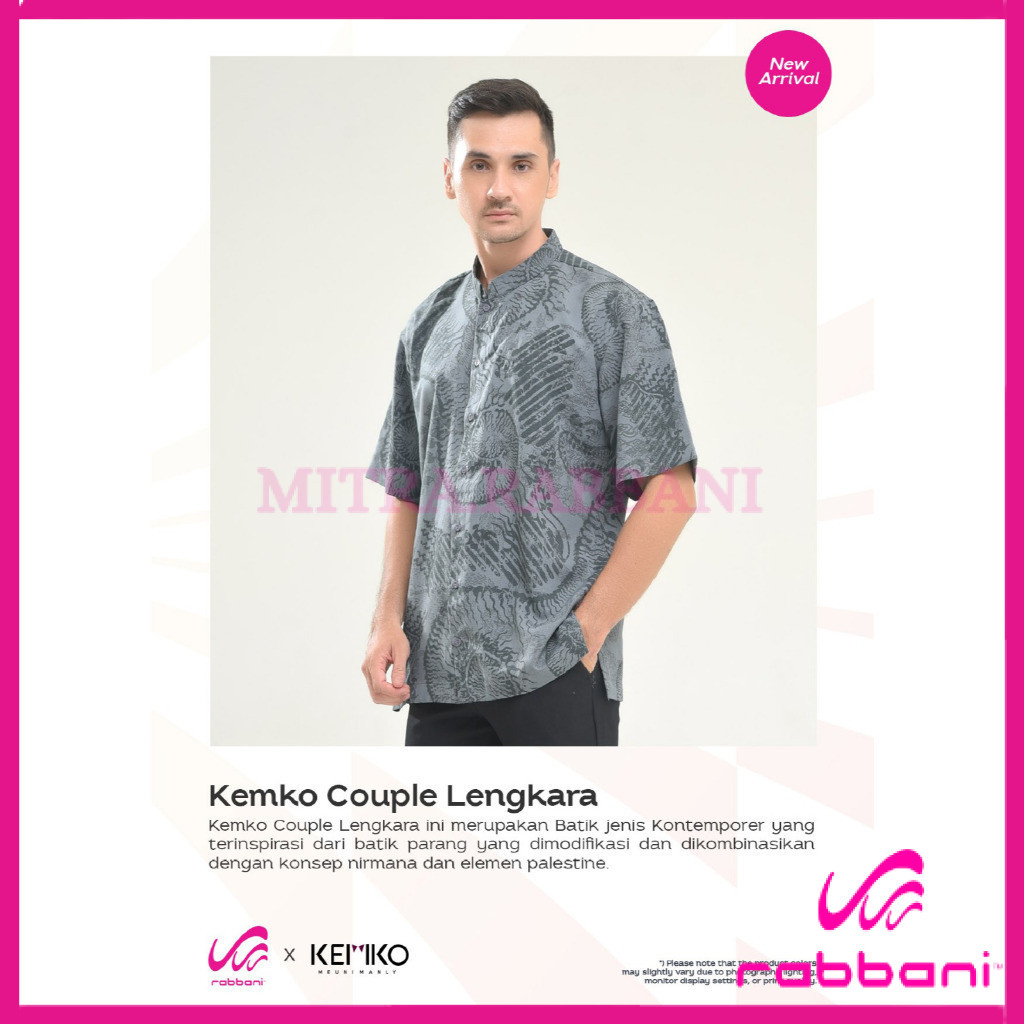 Jual RABBANI ORI - Kemko Couple Lengkara / Kemeja Koko Kemko Rabbani ...