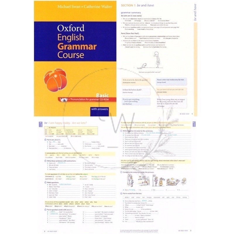 Jual BUKU FISIK Oxford English Grammar Course Basic / Intermediate ...