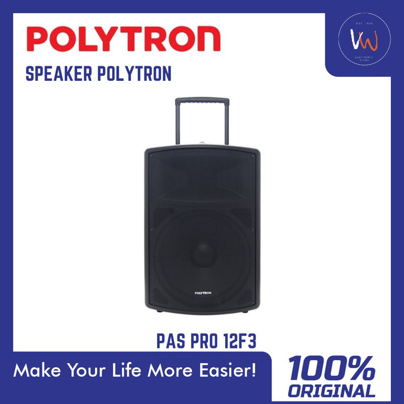 Jual Speaker Active Portable Wireless Polytron Pas Pro F Speaker