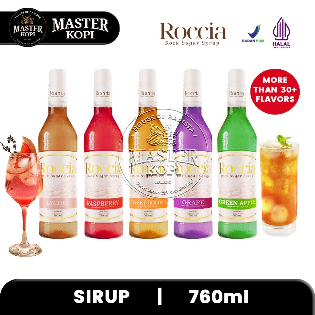 Jual Sirup Roccia Rock Sugar Syrup Premium Botol 760ml | Shopee Indonesia