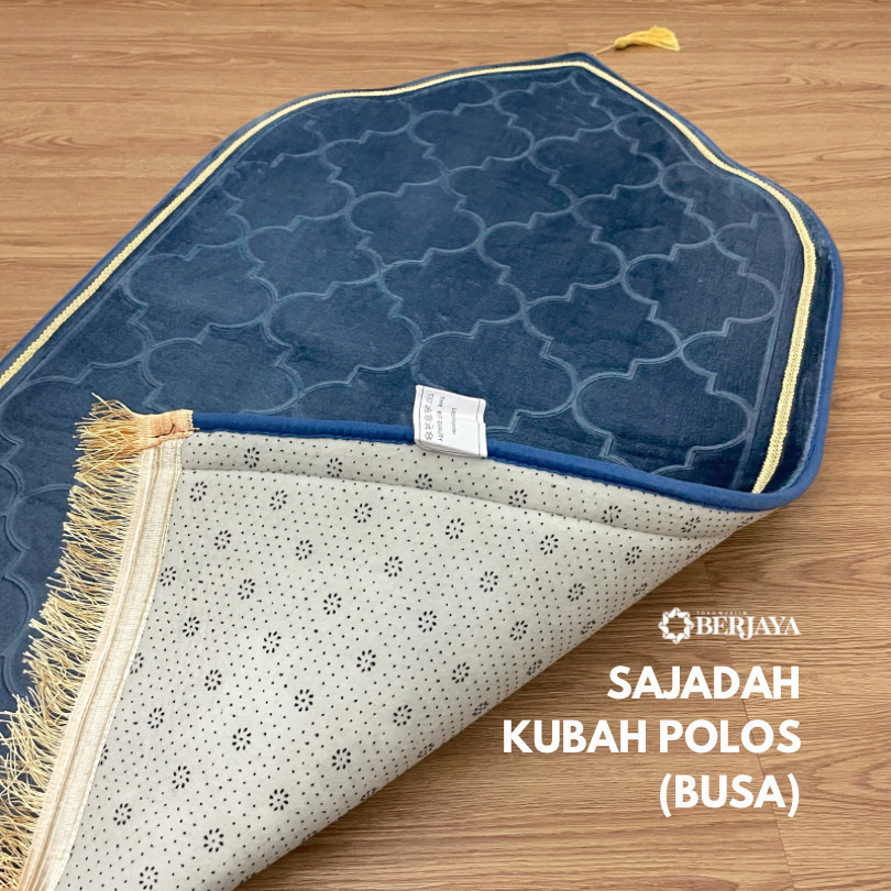 Sajadah Kubah Polos Busa Tebal Turki Kerucut Minimalis Sejadah Premium Anti Slip