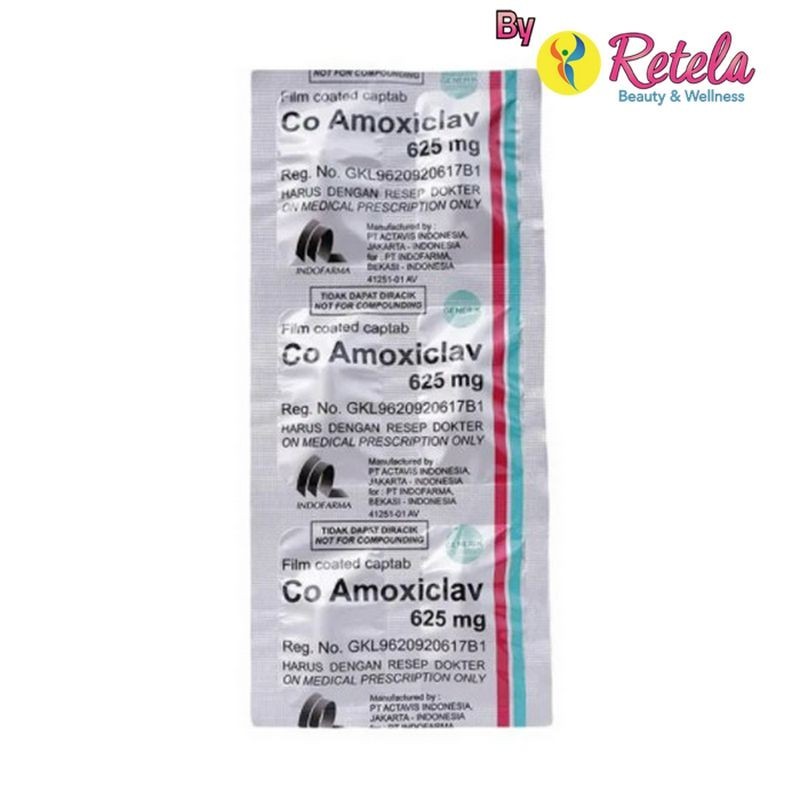 Jual Co Amoxiclav 625 MG Dexa 1 Strip 6 Kaplet (GenDexa) Shopee