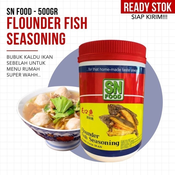 Jual SN Food Flounder Fish Seasoning 500 Gram Bumbu Rasa Ikan Untuk