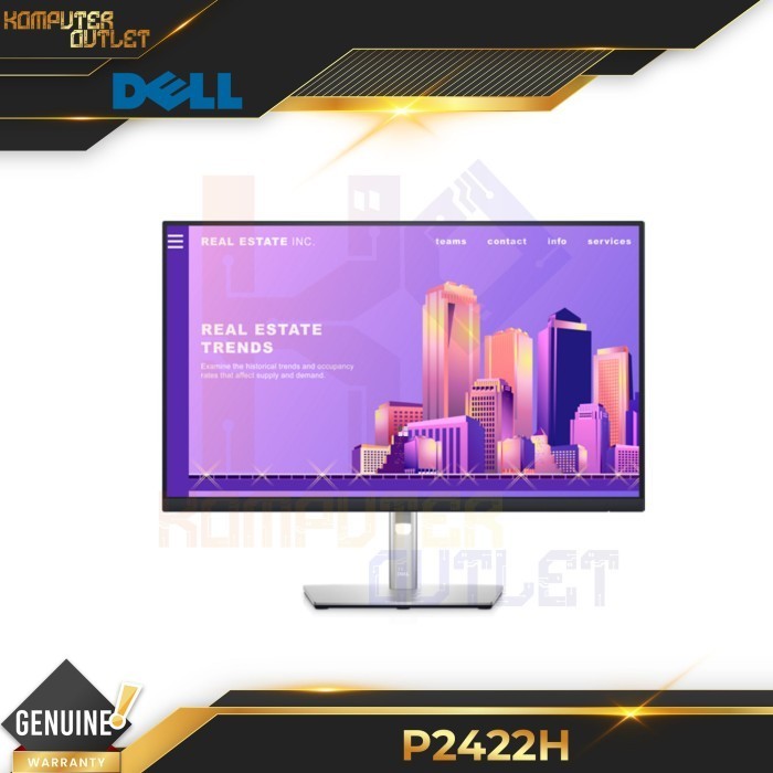 Jual DELL MONITOR P2422H - 24" FULL HD OFFICE MONITOR | Shopee Indonesia