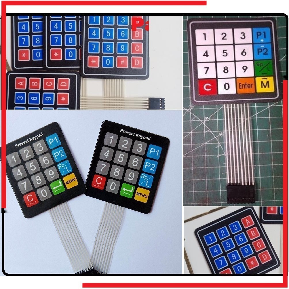 Jual 3 Pcs Keypad Pom Mini Laminasi Biasa , Original & Best Preset ...