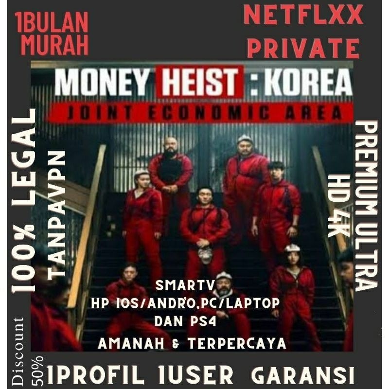 Jual NETFLIXX PRIVAT PREMIUM ANTI SCREEN LIMIT 1 BULAN - 1 TAHUN RESMI ...