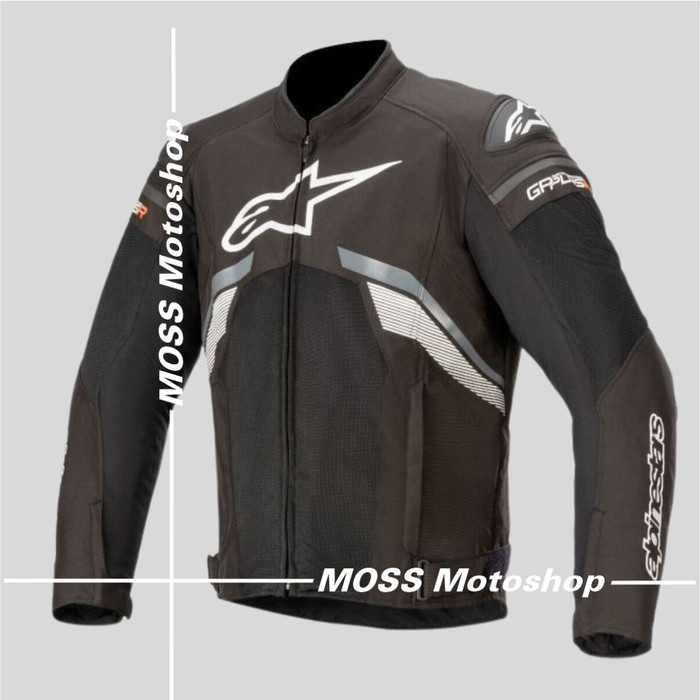 Jual Jaket Motor Alpinestar T-GP PLUS R V3 AIR BLACK DARK GREY