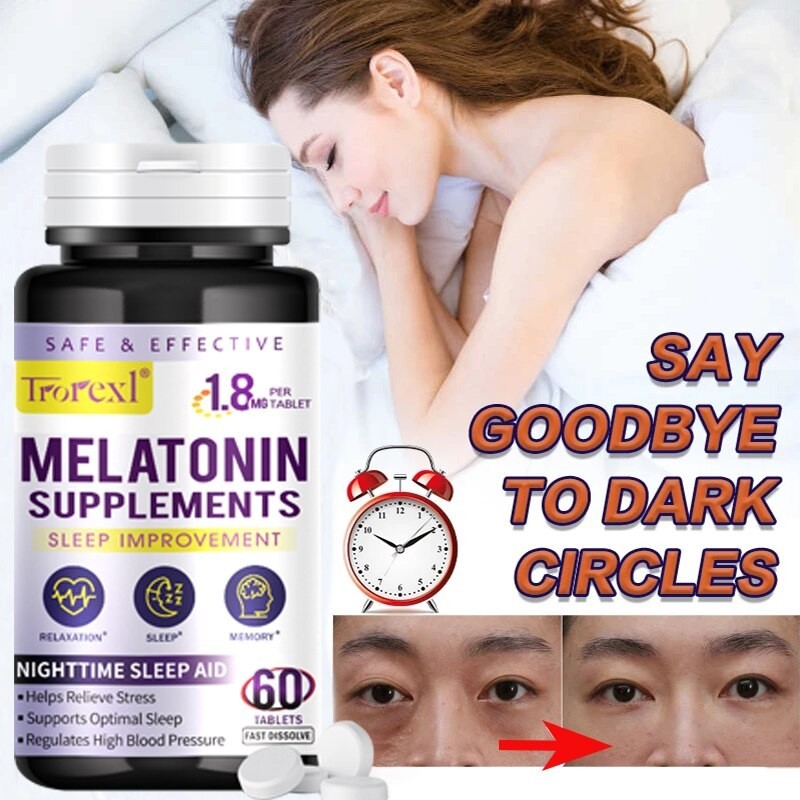 Jual Tablet melatonin bersertifikat BPOM [halal] untuk cepat tertidur ...