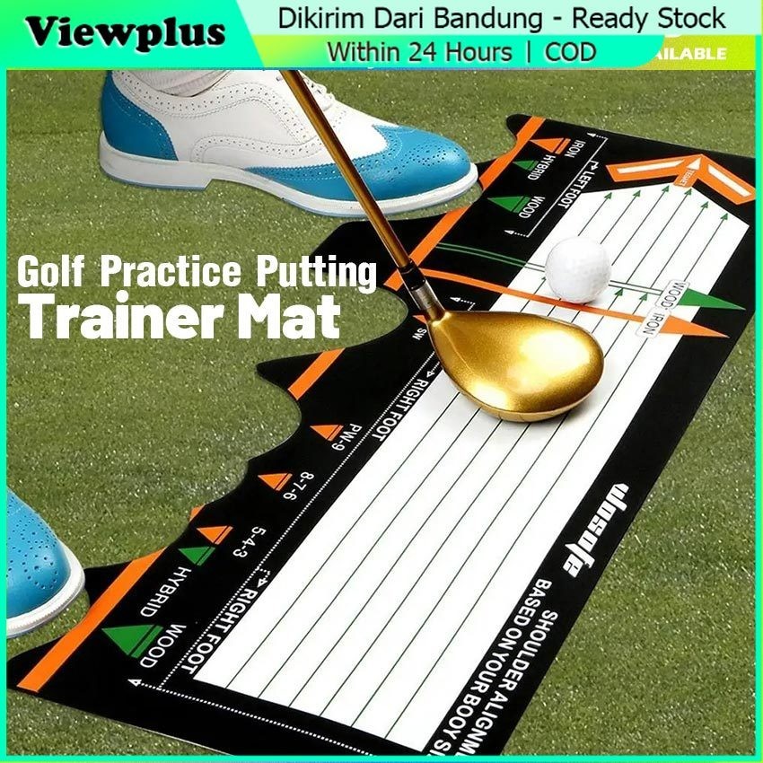 Jual Golf Training Mat Aids for Swing Position - Karpet Latihan ...