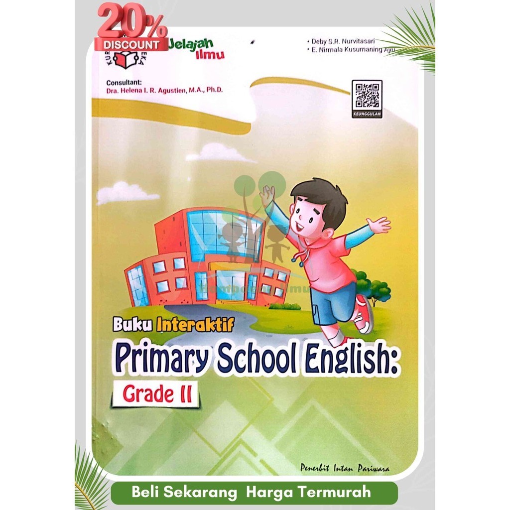 Jual Buku Interaktif Bahasa Inggris SD Kelas 2 Intan pariwara Tahun ...
