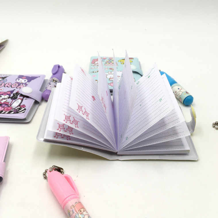 Jual Osm Jkt - S6146 Cute Mini Note Book 2 in 1 / Set Memo Diary Motif ...
