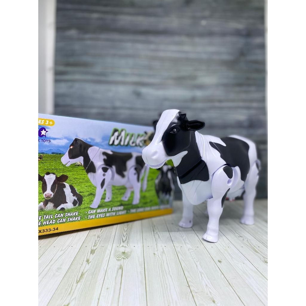Jual Mainan SAPI MUSIC BERJALAN BESAR MILK COW X333 SNI MURAH | Shopee ...