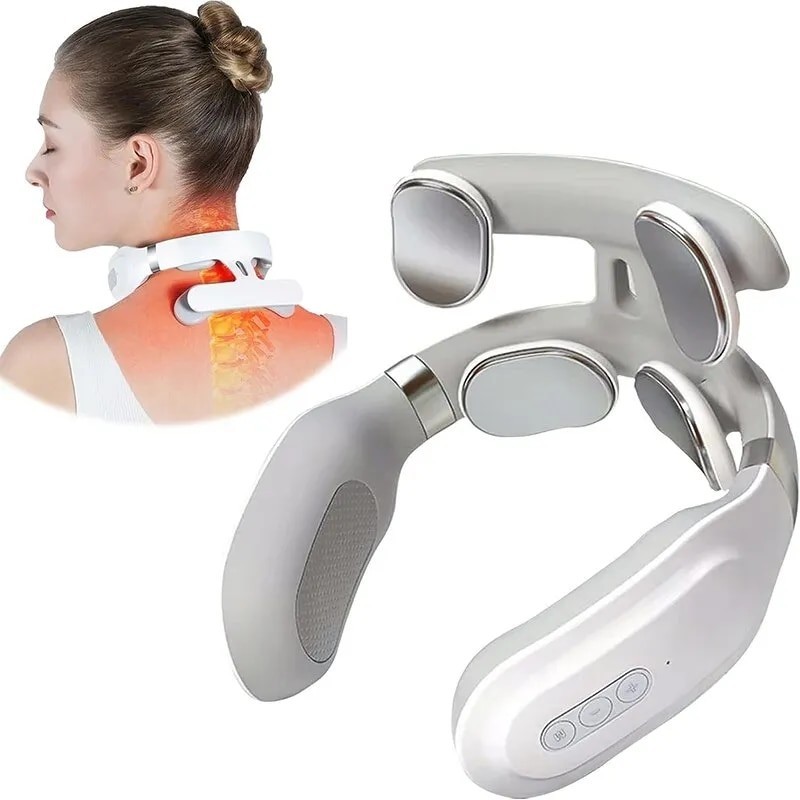 Jual Neck Massage Machine 4 Head And Neck Protection Heating Machines