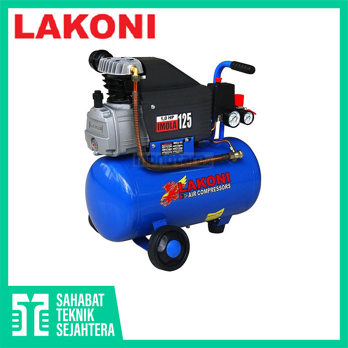 Jual LAKONI IMOLA 125 Mesin Kompresor Pompa Angin 1 HP Compressor ...