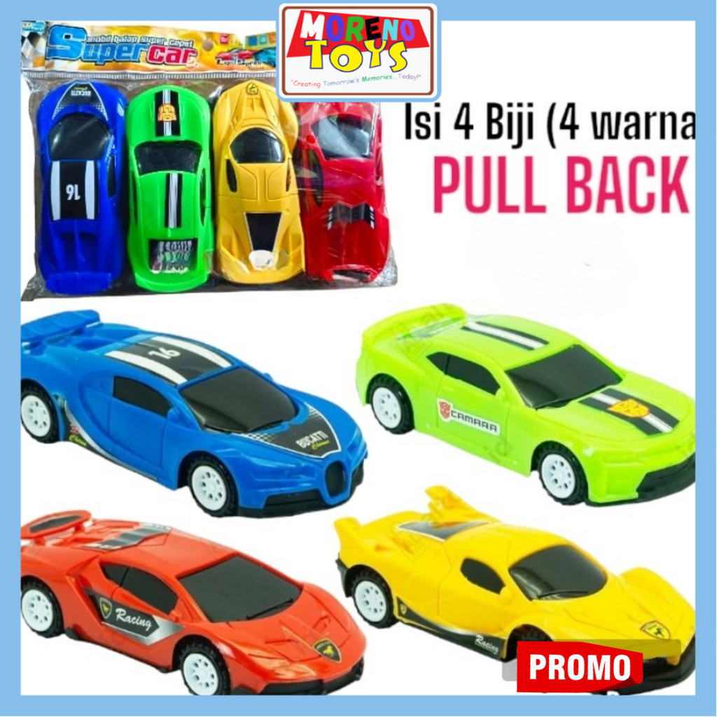 Jual Mainan Anak Mobil Racing Super Car Isi 4 Mainan Anak Laki-laki ...