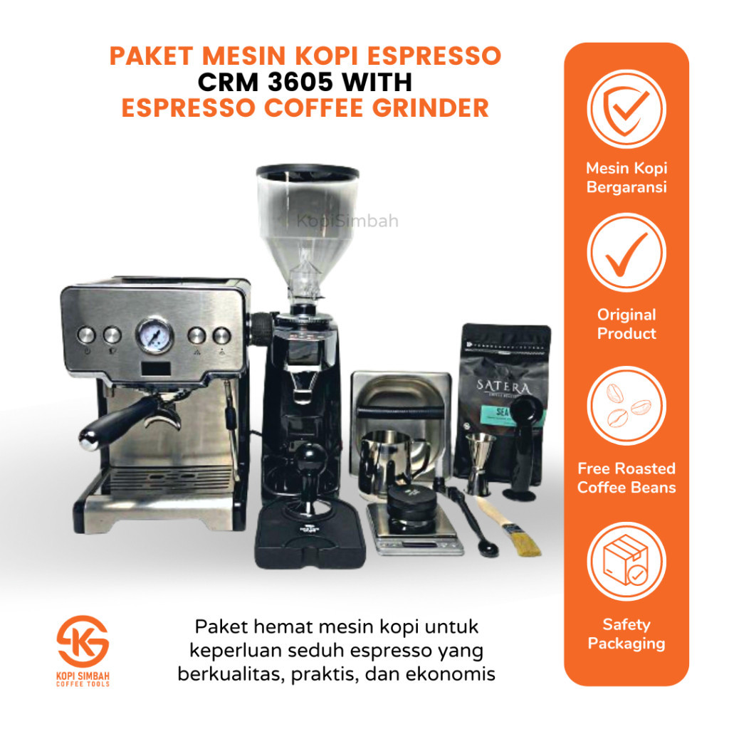 Jual Paket Mesin Kopi Espresso Gustino Gs Gemilai Crm Alat