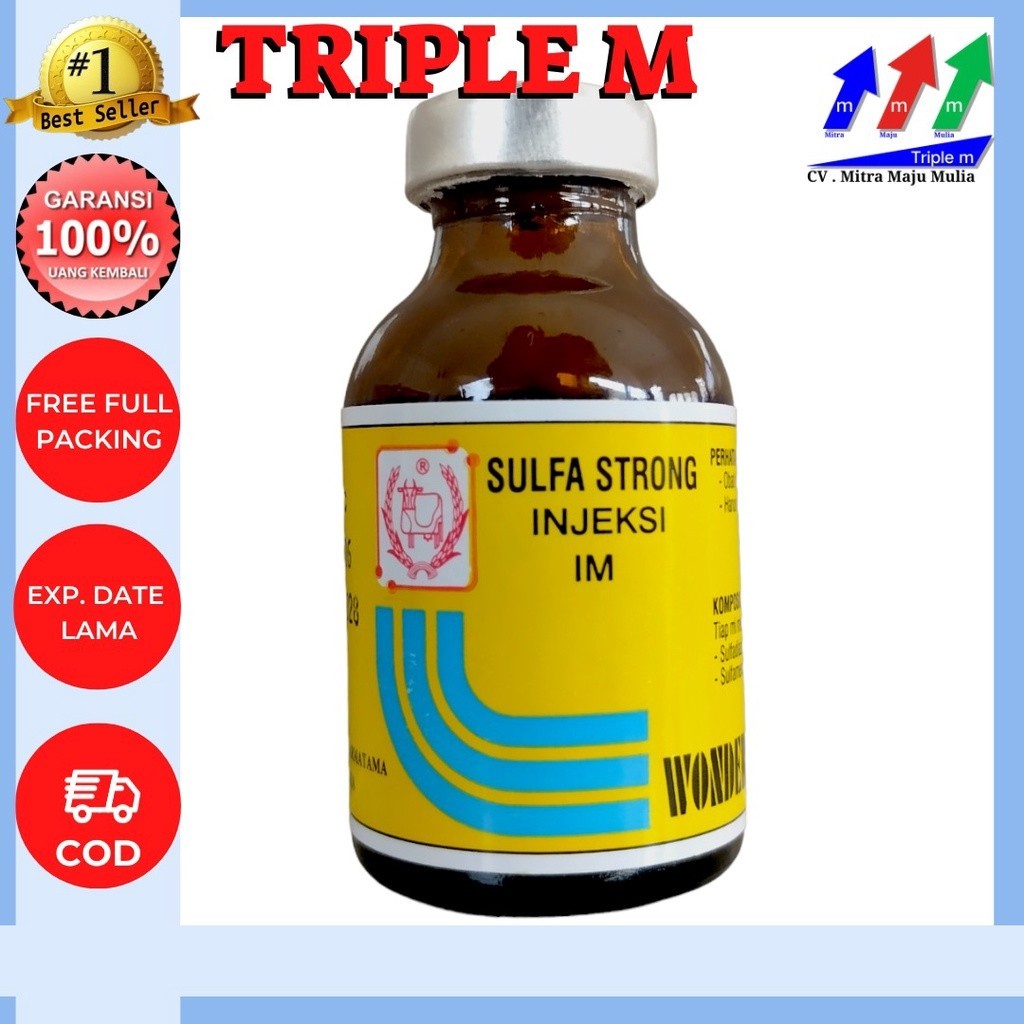 Jual SULFA STRONG 20 ml WONDER - Mengatasi Infeksi Secara Umum TRIPLE M ...