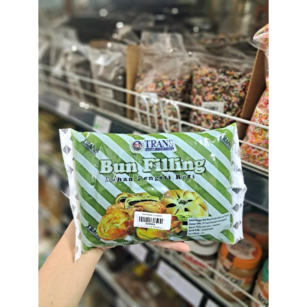 Jual TRANS BUN FILLING / ISIAN ROTI RASA RED BEAN DAN PANDAN 1KG ...