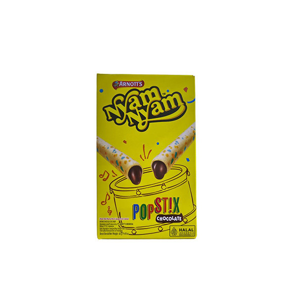 Jual NYAM NYAM POPSTIX CHOCOLATE 48G | Shopee Indonesia