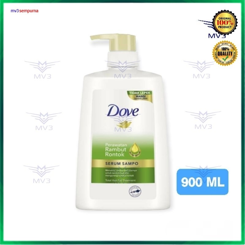 Jual DOVE Perawatan Rambut Rontok Shampoo 900 mL | Shopee Indonesia