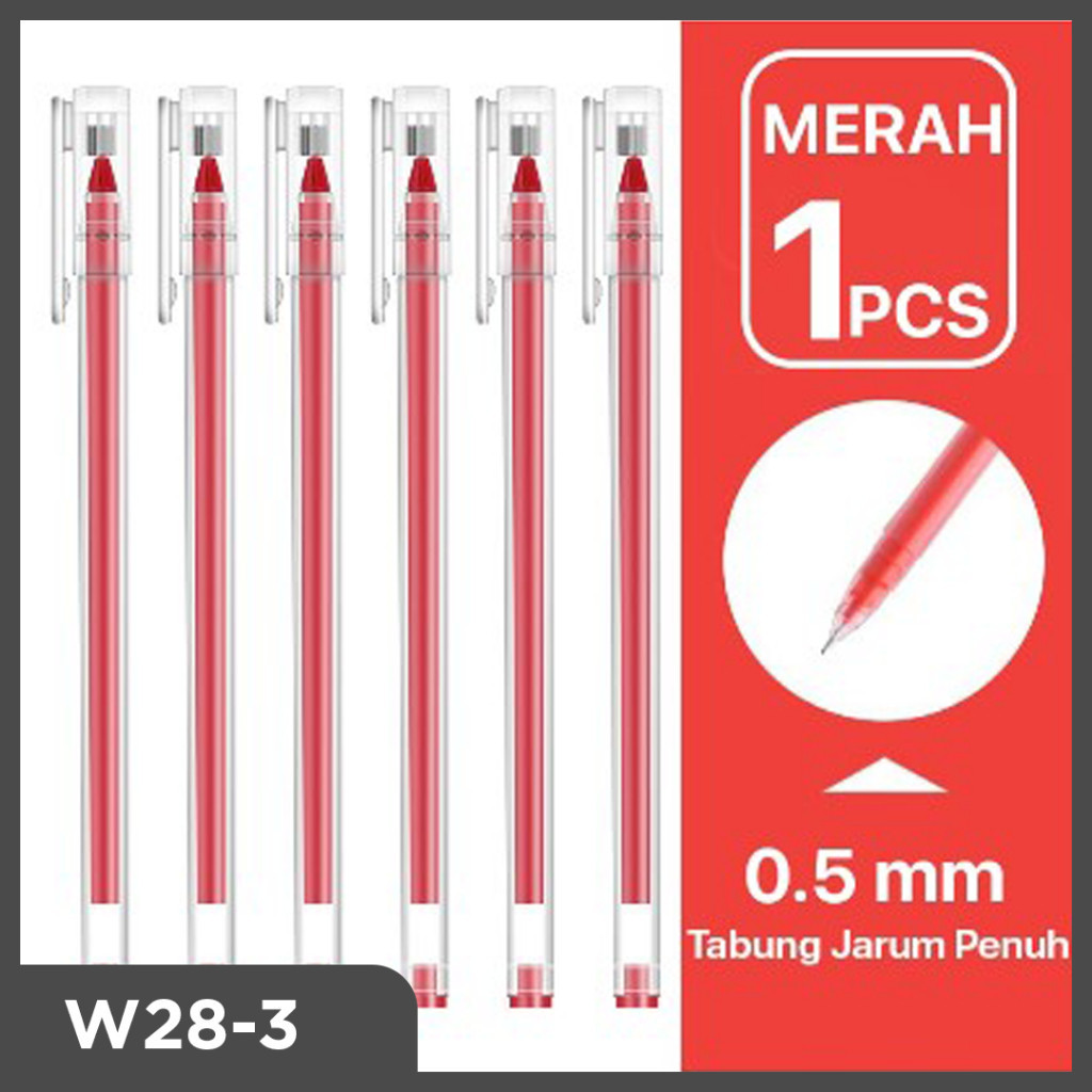 Jual Paus Md Aimilo Gel Pen Pulpen Gel Warna Mm Pcs Ink Water Base Panjang Mm