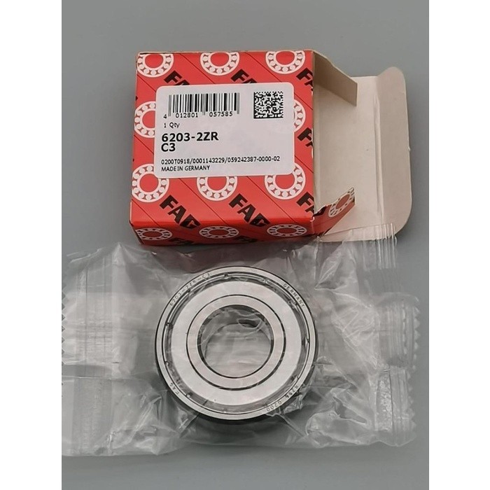 thumbnail image 2 of Genuine 6203 ZZ Ball Bearing - 17x40x12 ABEC 3/C3 - Made In Japan - Fits SKF 6203-2Z/C3 2 of 6