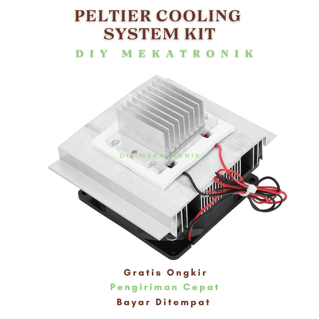 Jual Peltier Cooling System Kit Pendingin Heatsink Kipas Thermal Paste ...