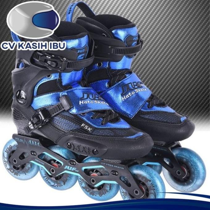 Jual Sepatu Roda Anak Juff Carbon Biru Sofel_Store | Shopee Indonesia