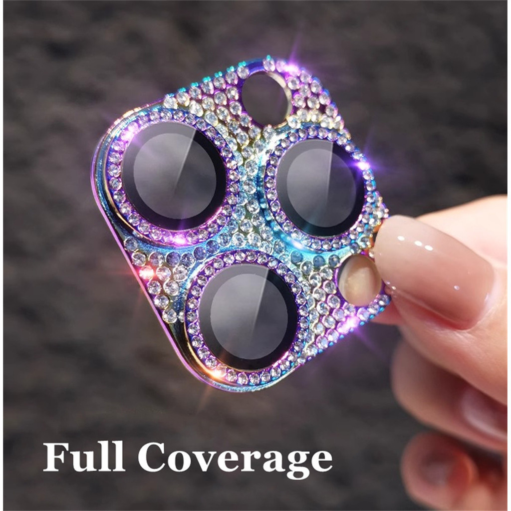 Jual Premium Diamond Camera Lens Protector for IPhone 15 14 13 12 Pro ...