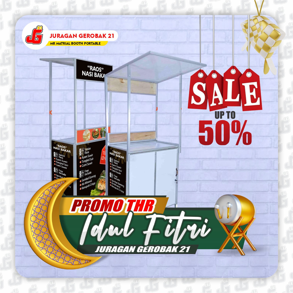 Jual Promo Spessial Promo Thr Meja Booth Portable Pintu Lipat Bisa Cod