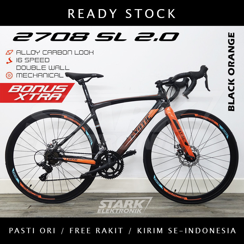 Jual Exotic 2708 SL 2.0 Roadbike 700C Sepeda Balap | Shopee Indonesia