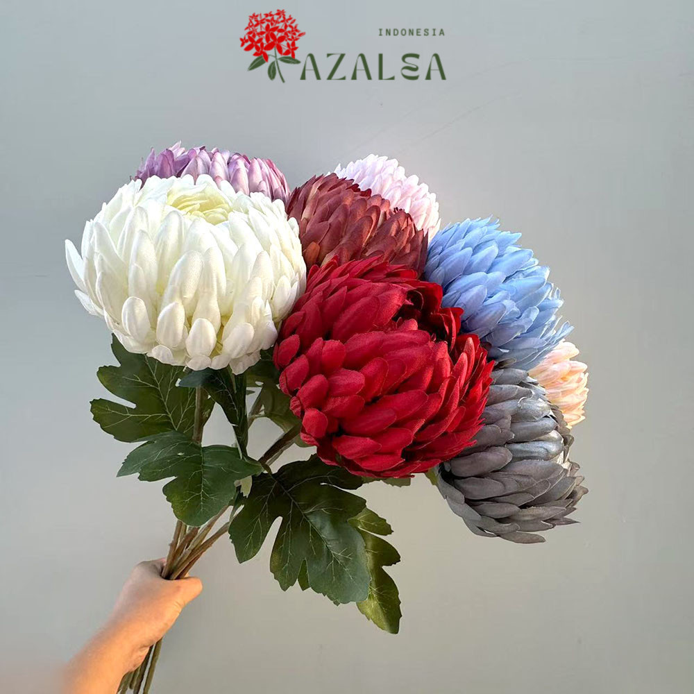 Jual AZALEA - C24 CHRYSANTHEMUM BUNGA Serunai 74CM Diameter 13cm ...