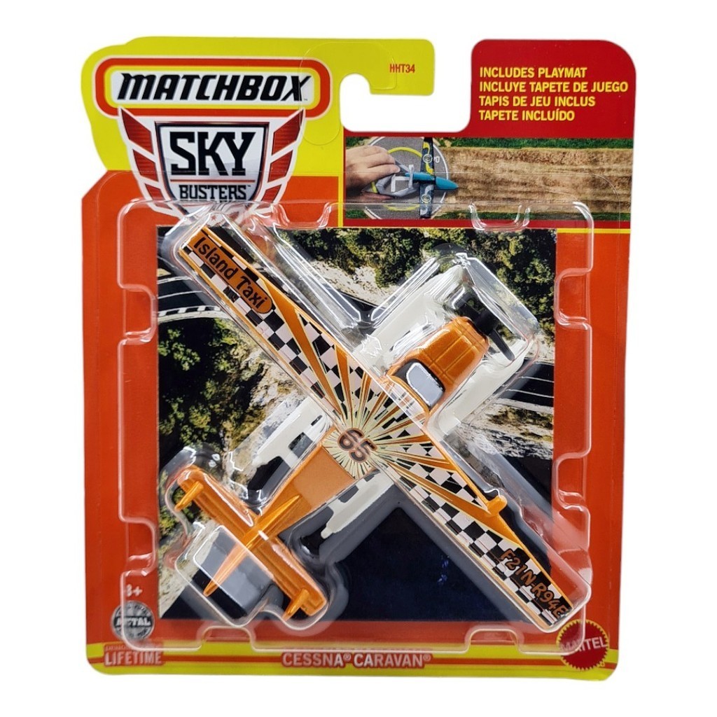 Matchbox Sky Busters Cessna Caravan – Spielzeugflugzeug Im Maßstab 1:64, Robust Für Kinder