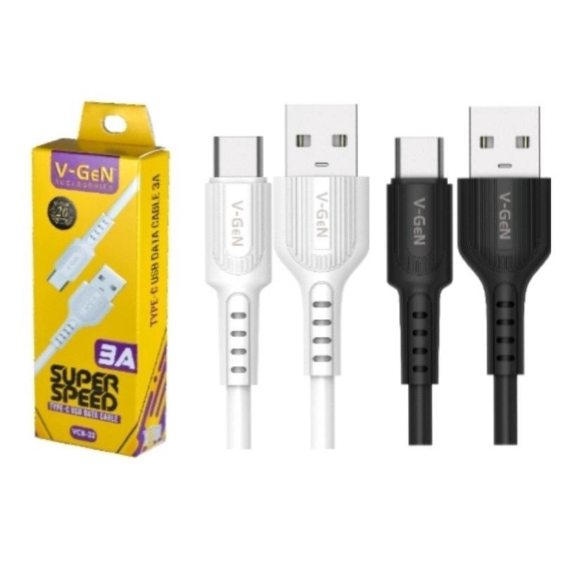 Jual Kabel Data Type C VGEN VCB23 3A Fast Charging Cable Data V-Gen ...
