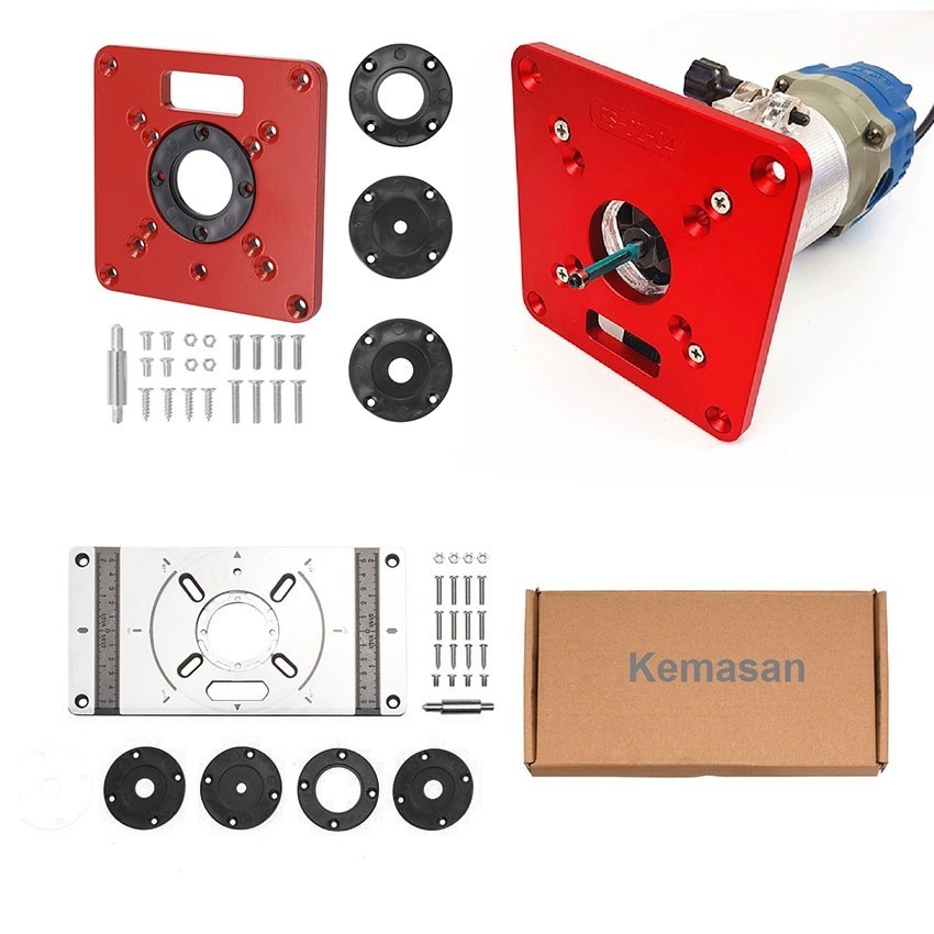 Jual Table Router Trimmer Insert Plate Universal Plat Tatakan Dudukan ...