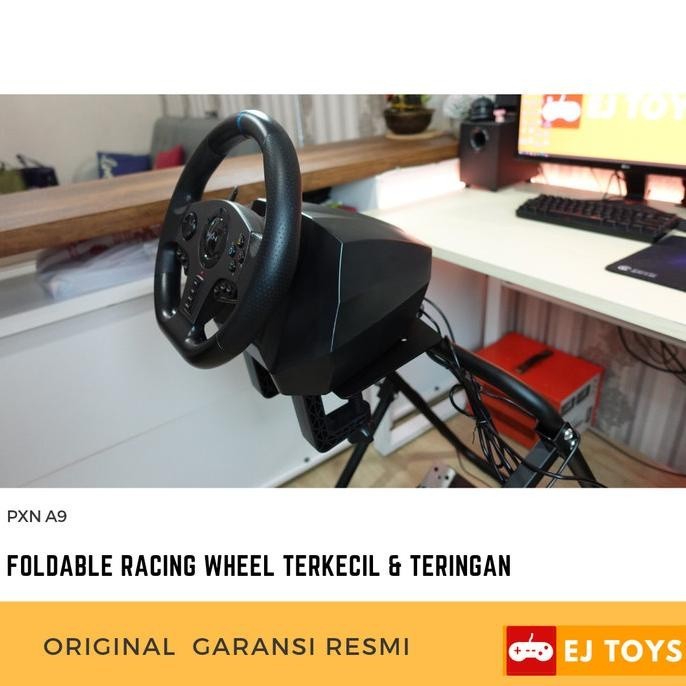 Jual EJ Toys PXN A9 Rig Racing Simulator Foldable Logitech Thrustmaster ...