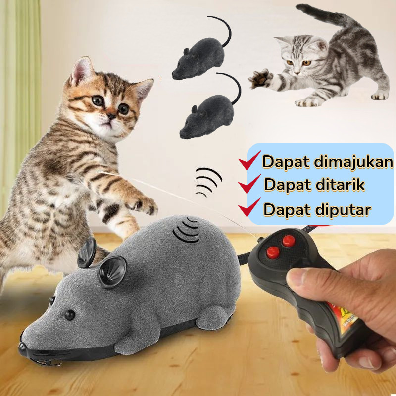 Jual 【Ada Kendali Jarak Jauh】Mainan Tikus Listrik Remote Control
