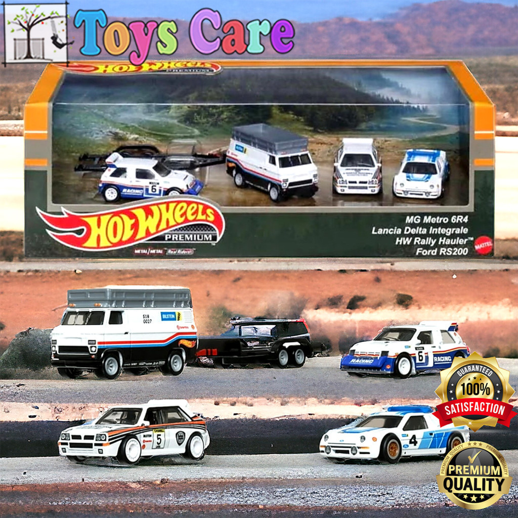 Jual HOTWHEELS PREMIUM DIORAMA RALLY LEGEND BOX SET - MG METRO 6R4 ...