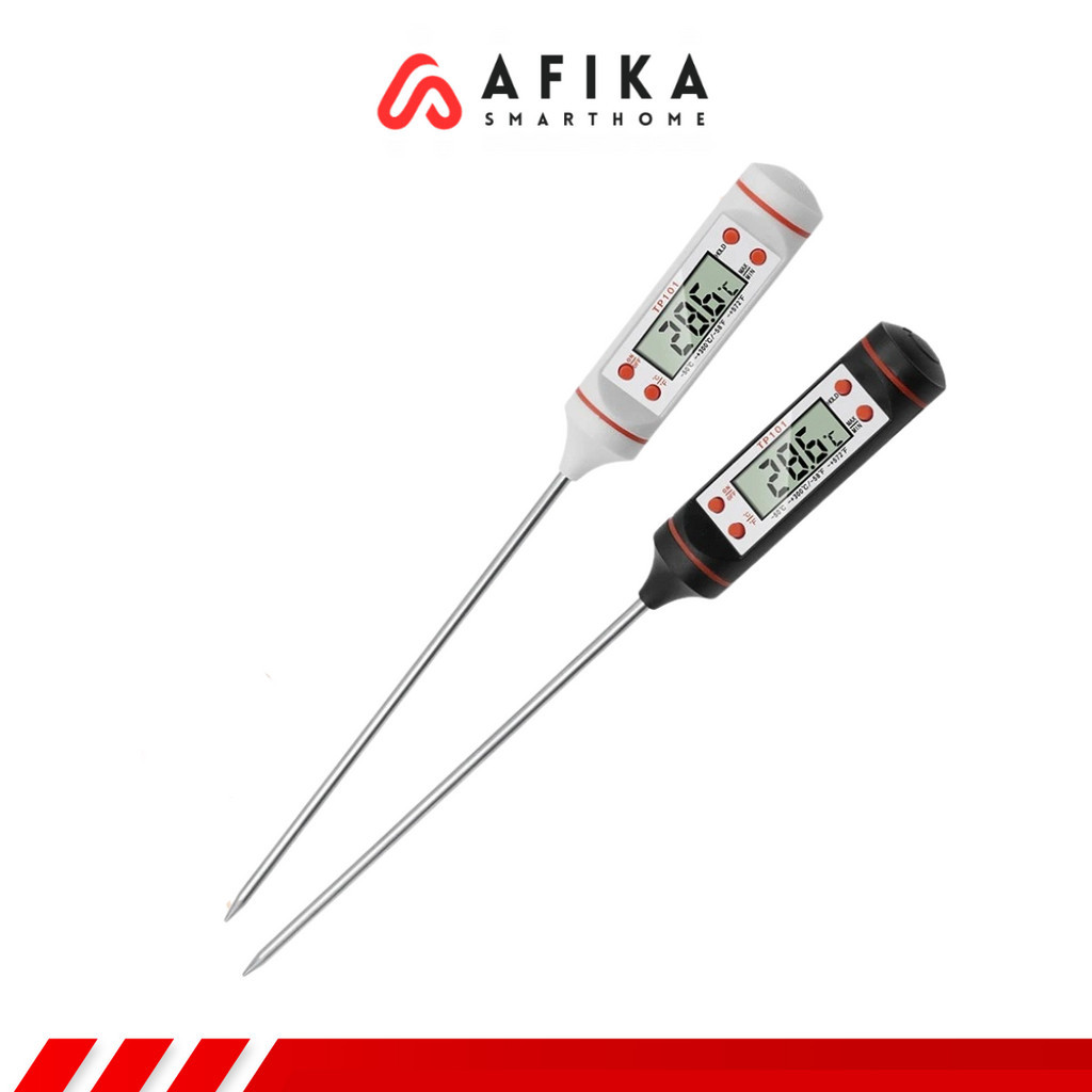 Jual Termometer Pengukur Suhu Makanan Digital Daging Kopi Susu | Shopee ...