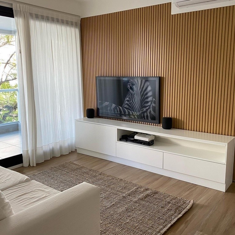 Jual Wallpanel Wood Wall Panel PVC 120x12mm 0.96Meter Motif List Kayu ...