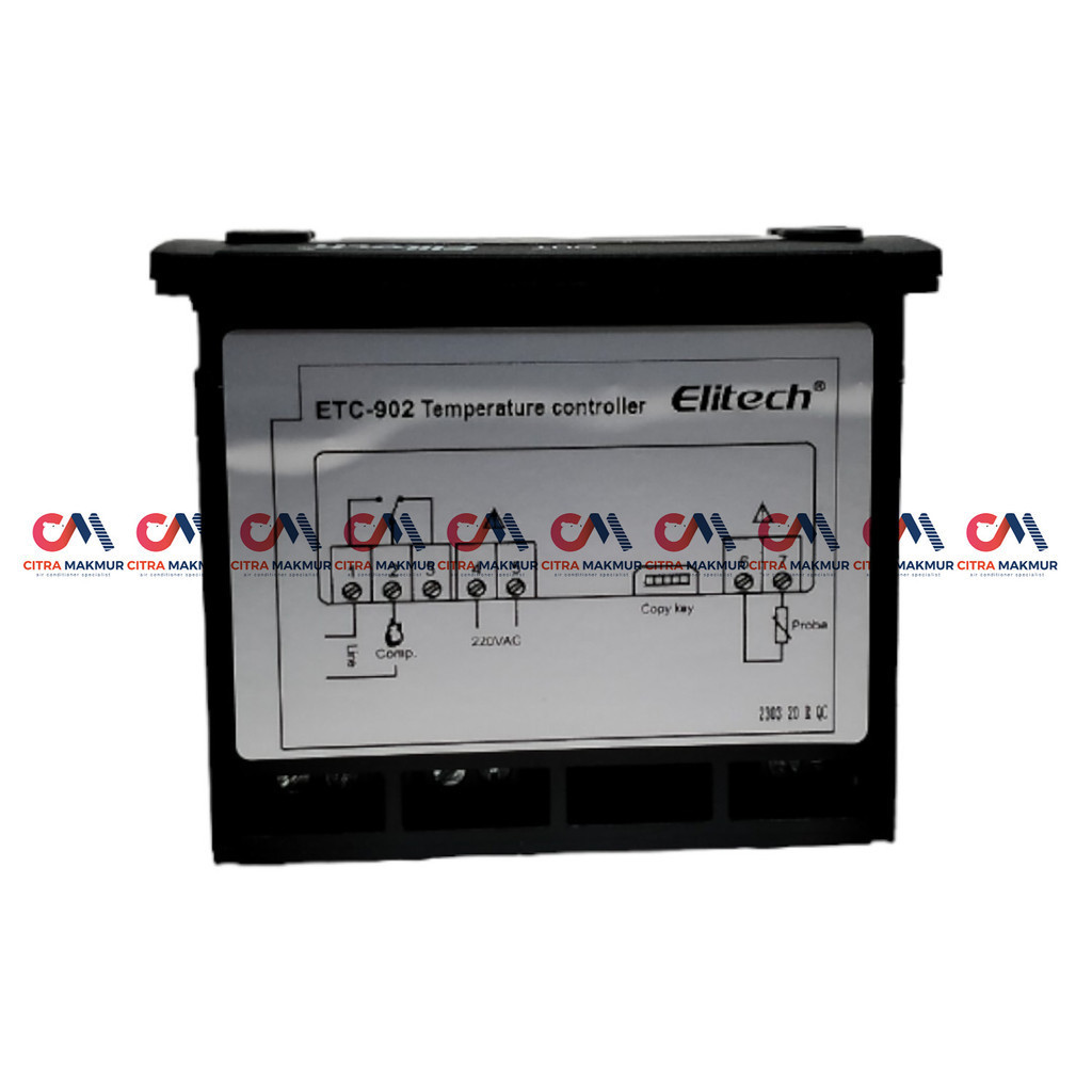 Jual Elitech Temperature Controller Thermostat Kulkas ETC 902 1 Sensor ...