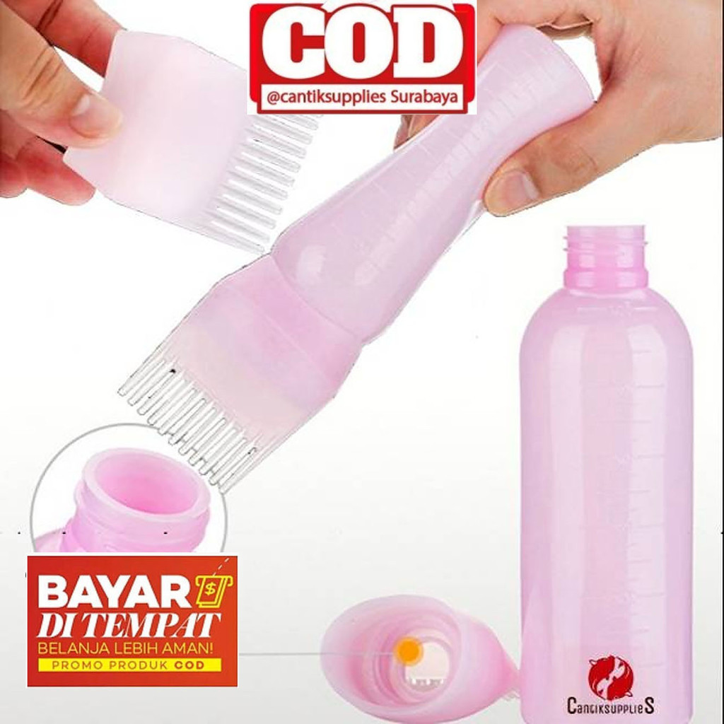 Jual Aplikator Pewarna Rambut Botol Sikat Pencelupan Botol Sampo Sisir ...