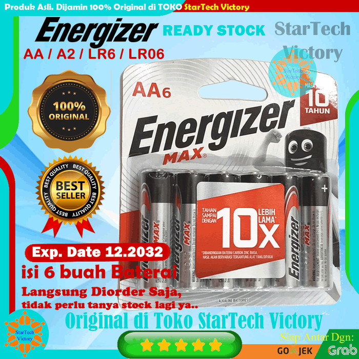 Jual Energizer Aa A Aaa A Baterai Alkaline Max Long Lasting Battery Shopee Indonesia