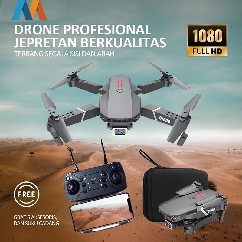 Jual Mukava Smart Drone E88 Pro 4k HD Camera Shoot Original Indoor ...