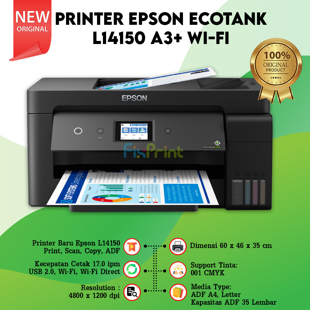 Jual Printer Epson L14150 L 14150 Bisa Print A3+ Scan Copy F4 Legal