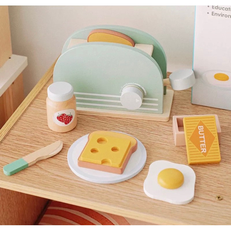 Jual [ABCKIDS] Kabi My Little Bread Maker - Wooden Toy Pretend Play ...