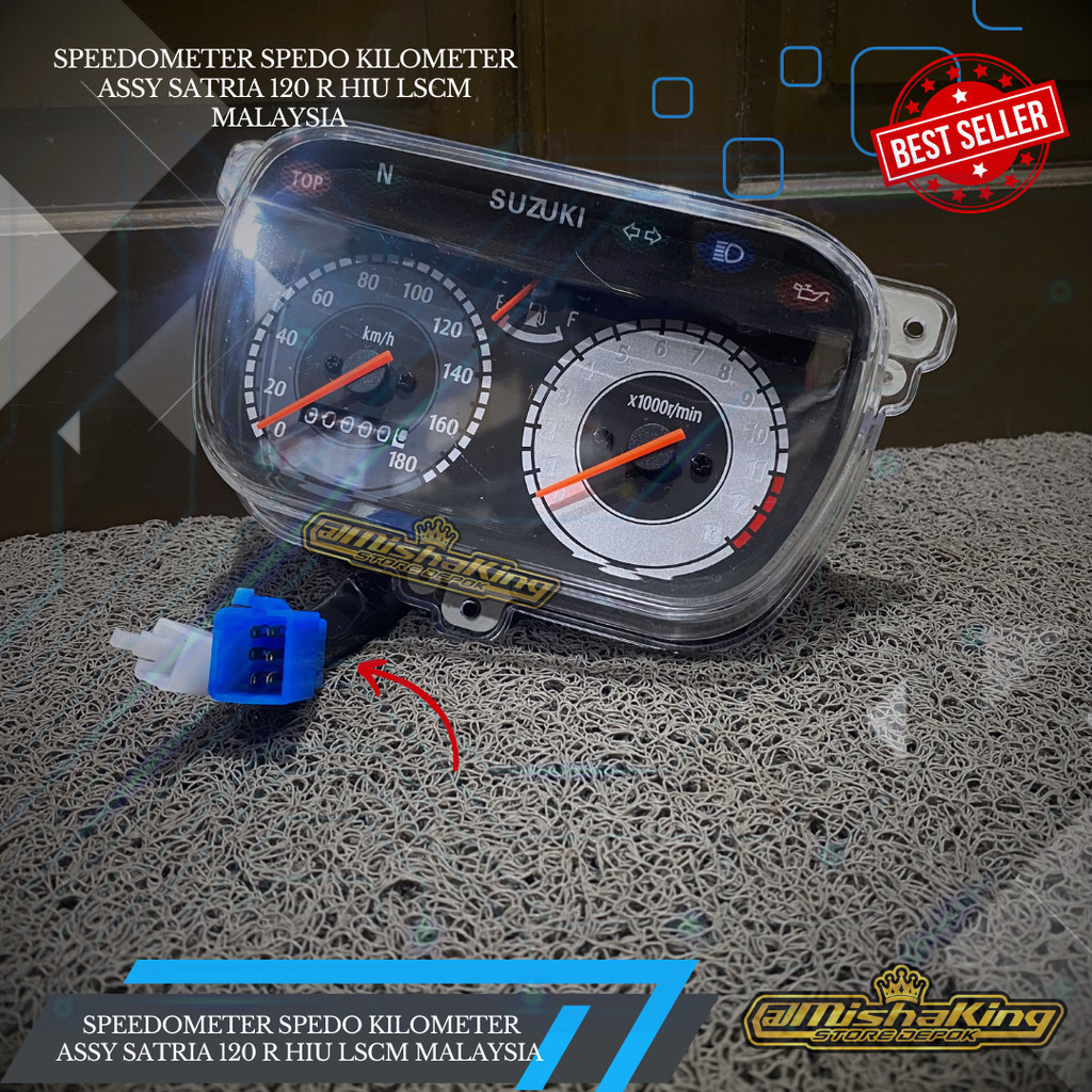 Jual SPEEDOMETER SPEDO KILOMETER ASSY SATRIA 120 R HIU LSCM MALAYSIA ...