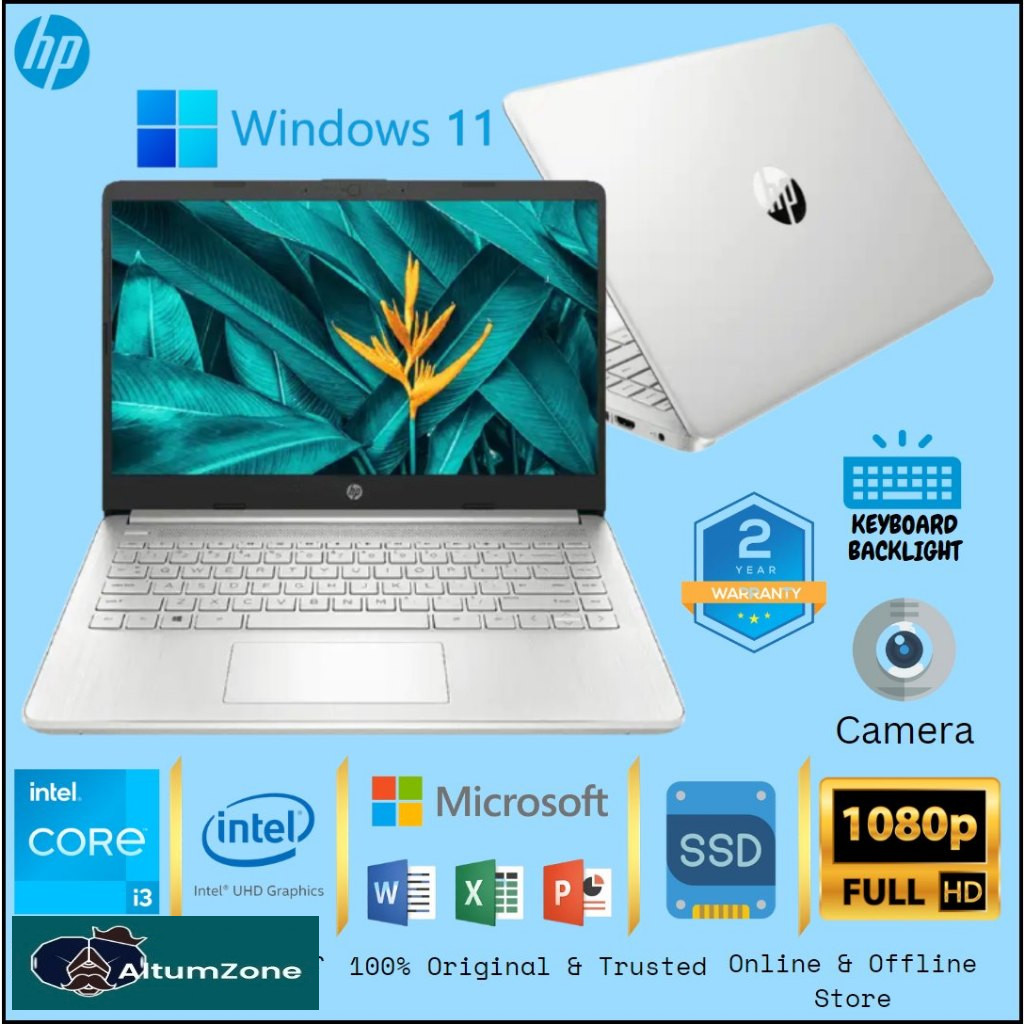 Jual HP 14S DQ5115TU INTEL CORE I3 1215U RAM24GB SSD1TBGB FHD WINDOWS ...