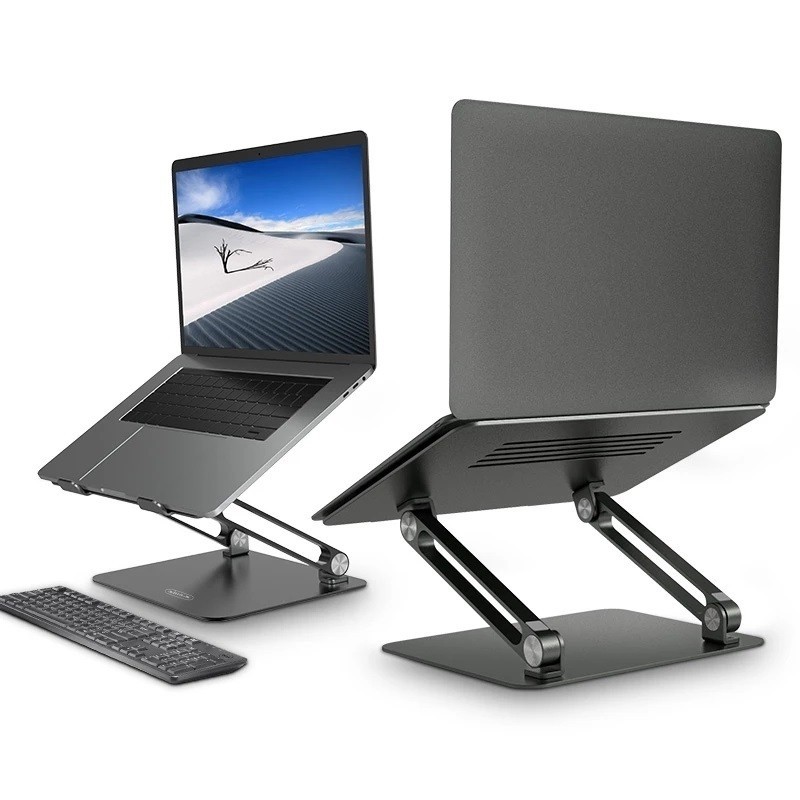Jual New Laptop Stand Adjustable Aluminium Alloy Notebook Stand Multi ...